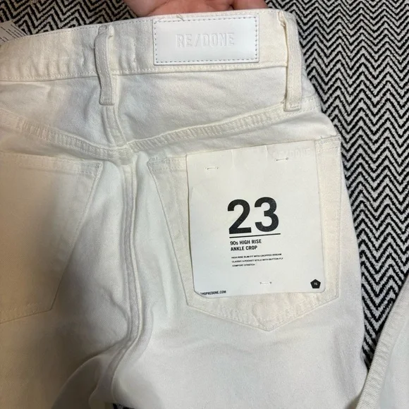 RE/DONE 90S High Rise Ankle Crop | Sz 23 - Picture 7 of 12